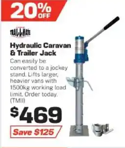 Repco Hydraulic Caravan & Trailer Jack offer