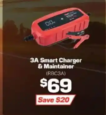 Repco 3A Smart Charger & Maintainer offer