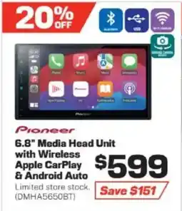 Repco Media Head Unit with Wireless Apple CarPlay & Android Auto offer