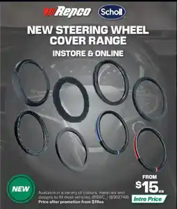 Repco New steering wheel cover range offer