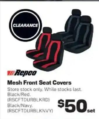 Repco Mesh Front Seat Covers offer