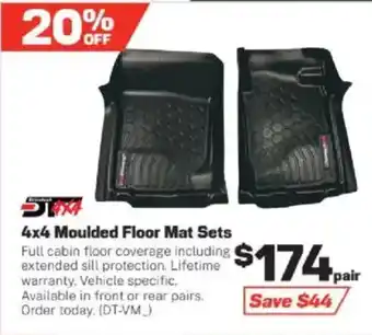 Repco 4x4 Moulded Floor Mat Sets offer