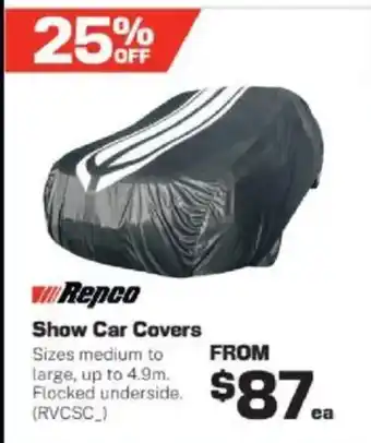 Repco Show Car Covers offer