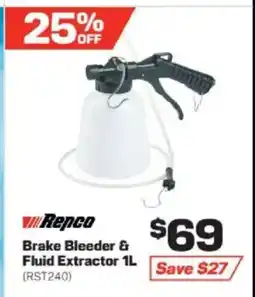 Repco Brake Bleeder & Fluid Extractor offer