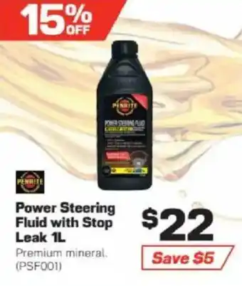 Repco Power Steering Fluid with Stop Leak offer