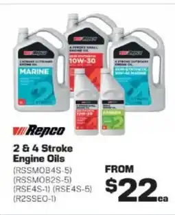 Repco 2 & 4 Stroke Engine Oils offer