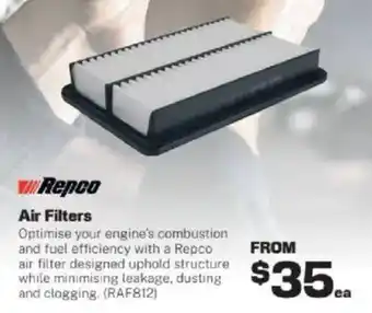 Repco Air Filters offer