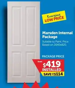 Doors Plus Marsden Internal Package offer