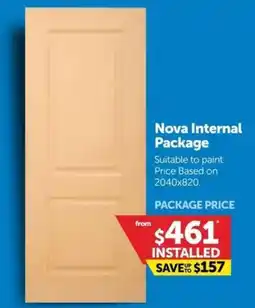 Doors Plus Nova Internal Package offer