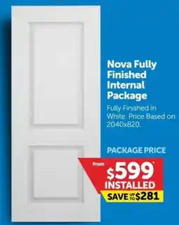 Doors Plus Nova Fully Finished Internal Package offer