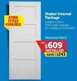 Doors Plus Shaker Internal Package offer