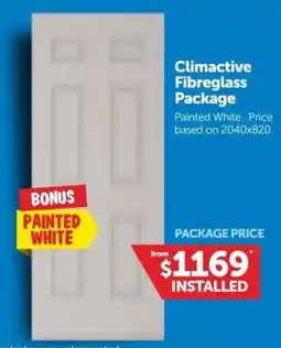 Doors Plus Climactive Fibreglass Package offer