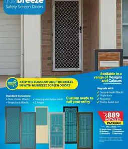 Doors Plus Safety Screen Doors offer