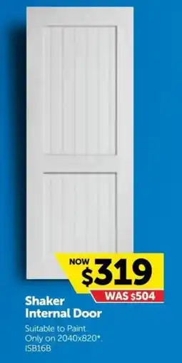 Doors Plus Shaker Internal Door offer