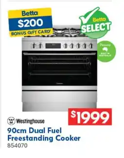 Betta Dual Fuel Freestanding Cooker offer