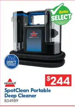 Betta SpotClean Portable Deep Cleaner offer