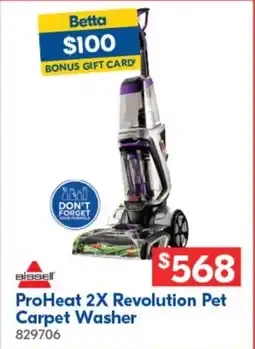 Betta ProHeat 2X Revolution Pet Carpet Washer offer