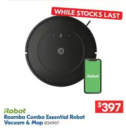 Betta Roomba Combo Essential Robot Vacuum & Mop offer