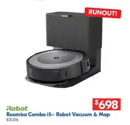 Betta Roomba Combo 15+ Robot Vacuum & Mop offer