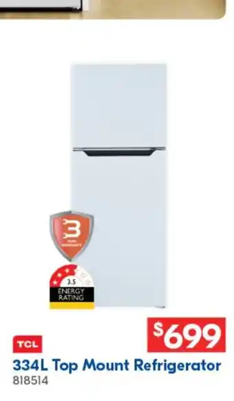 Betta Top Mount Refrigerator offer