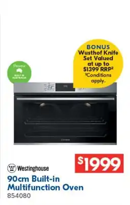 Betta 90cm Built-in Multifunction Oven offer