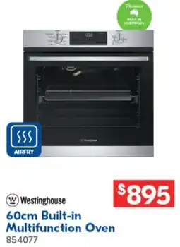 Betta ⑪Westinghouse 60cm Built-in Multifunction Oven offer