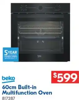 Betta Beko 60cm Built-in Multifunction Oven offer