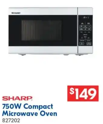 Betta SHARP 750W Compact Microwave Oven offer