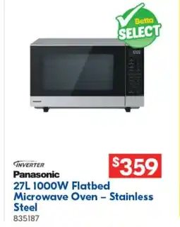 Betta Flatbed Microwave Oven - Stainless offer