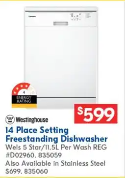 Betta Freestanding Dishwasher offer