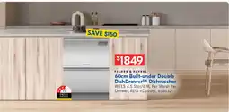 Betta Built-under Double Dish Drawer Dishwasher offer