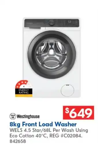 Betta 8kg Front Load Washer offer