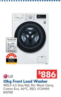 Betta Front Load Washer offer