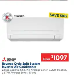 Betta Reverse Cycle Split System Inverter Air Conditioner offer