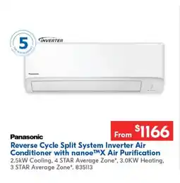 Betta Reverse Cycle Split System Inverter Air Conditioner with nanoe™X Air Purification offer