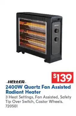 Betta Quartz Fan Assisted Radiant Heater offer