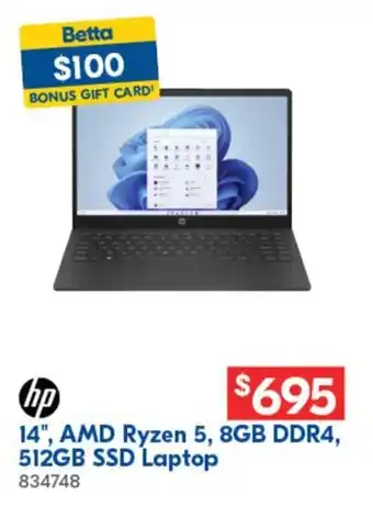 Betta SSD Laptop offer