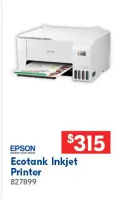 Betta Ecotank Inkjet Printer offer