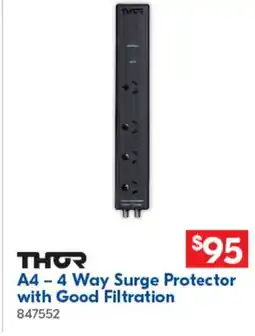 Betta A4-4 Way Surge Protector with Good Filtration offer