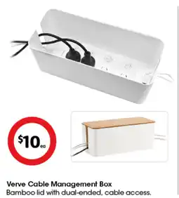 Coles Verve Cable Management Box offer