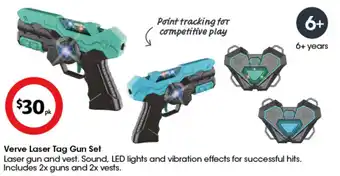 Coles Verve Laser Tag Gun Set offer