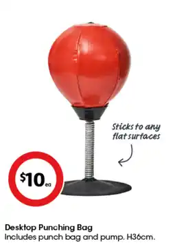 Coles Desktop Punching Bag offer