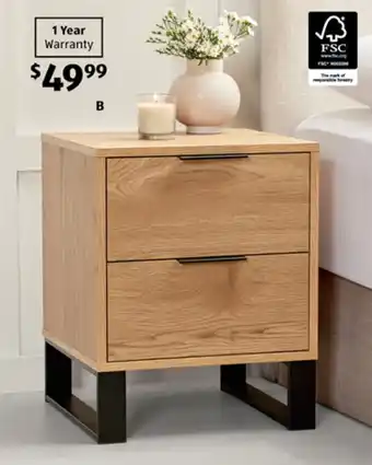 ALDI Bedside Table offer