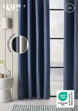 ALDI Curtain 2pk offer