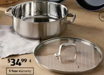 ALDI Cook Fry and Serve Pan 28cm offer