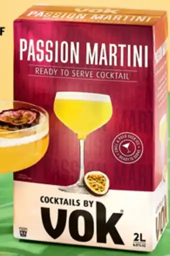 ALDI Vok Passion Martini offer