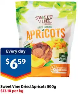 ALDI Sweet Vine Dried Apricots offer