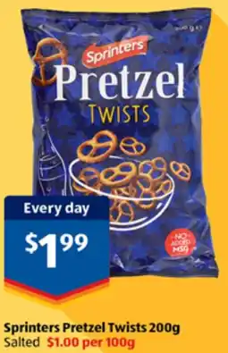 ALDI Sprinters Pretzel Twists offer