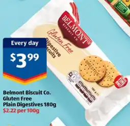 ALDI Belmont Biscuit Co. Gluten Free Plain Digestives offer