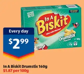 ALDI In A Biskit Drumstix offer